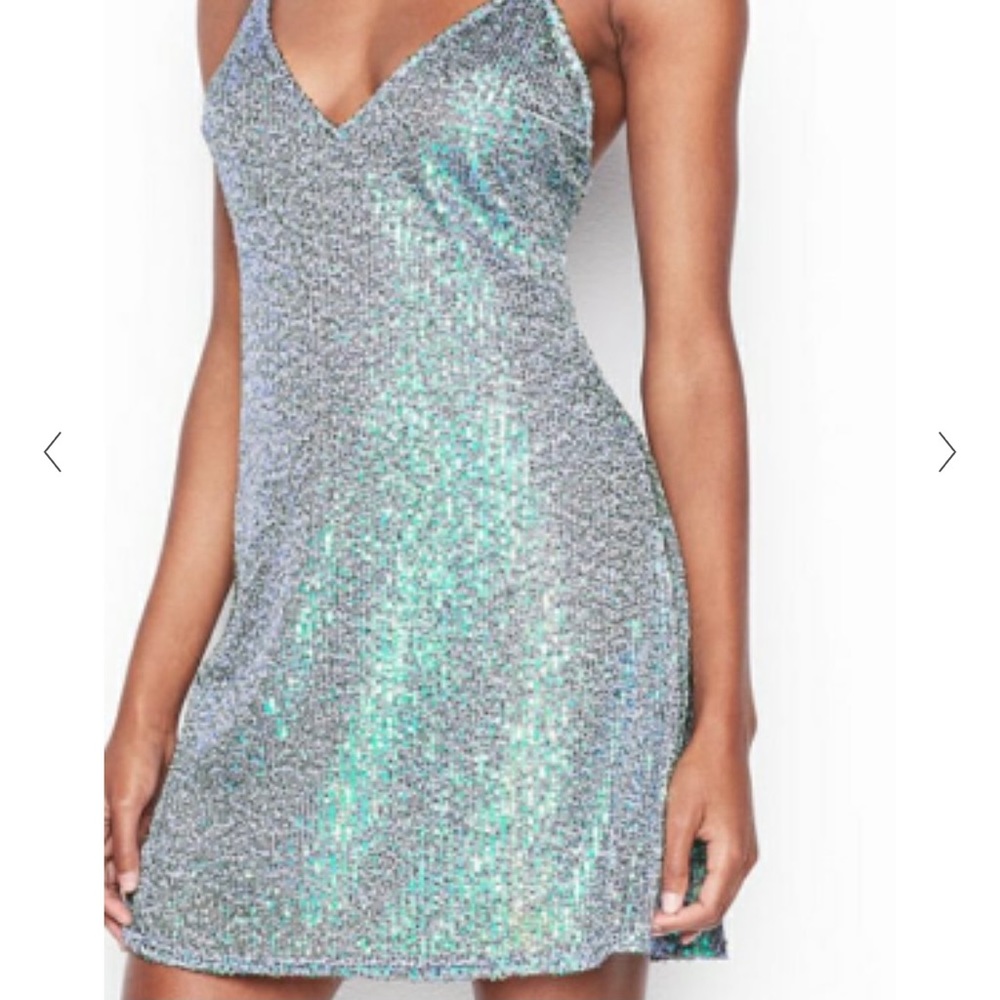 Victoria’s Secret Sequin slip Dress Large
